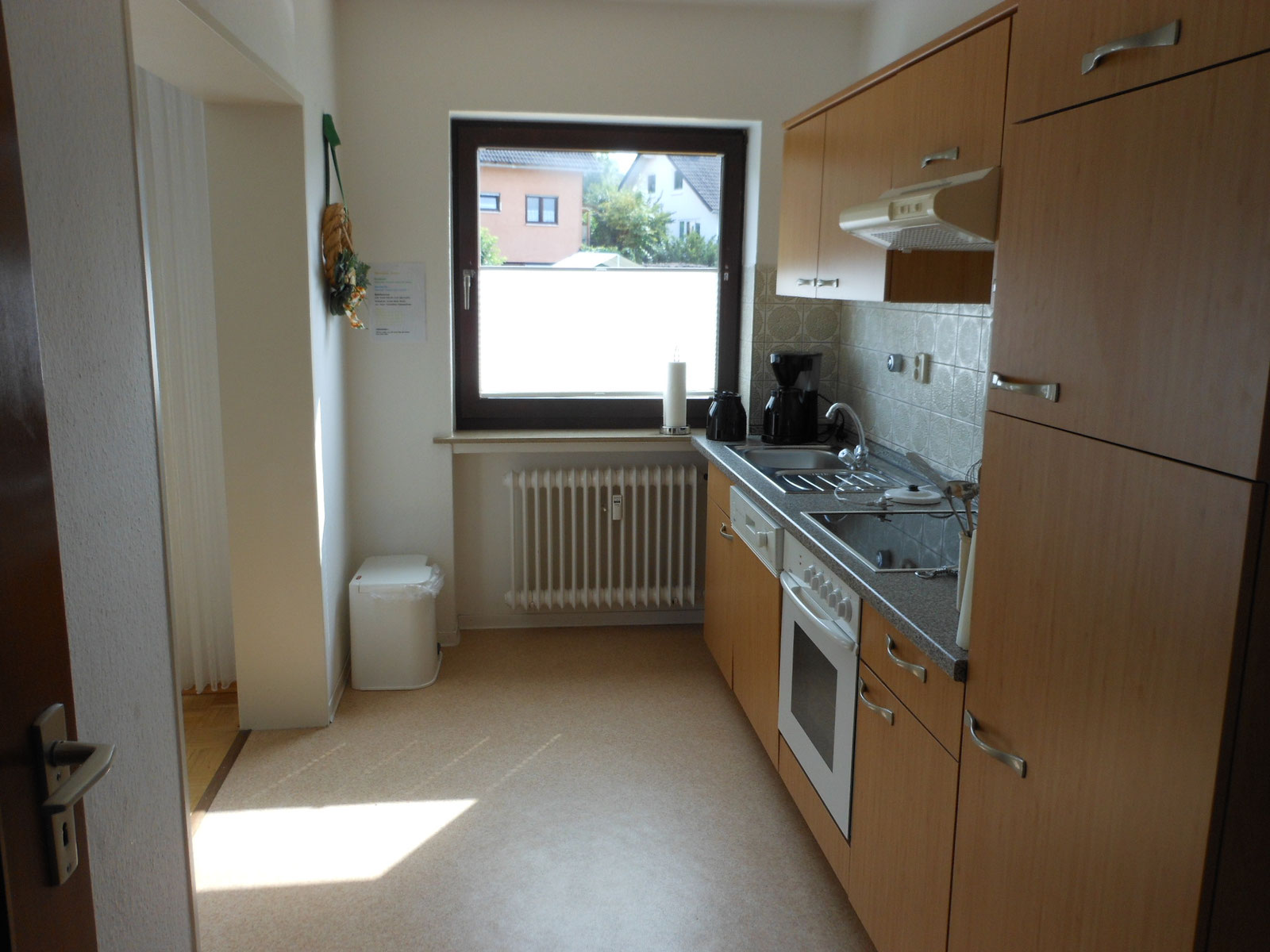 Küche der Ferienwohnung Zur Heide